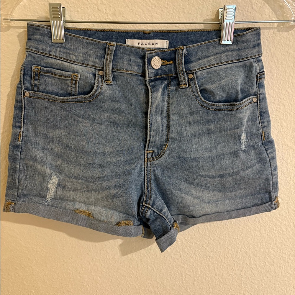 PacSun Light Blue Jean Shorts